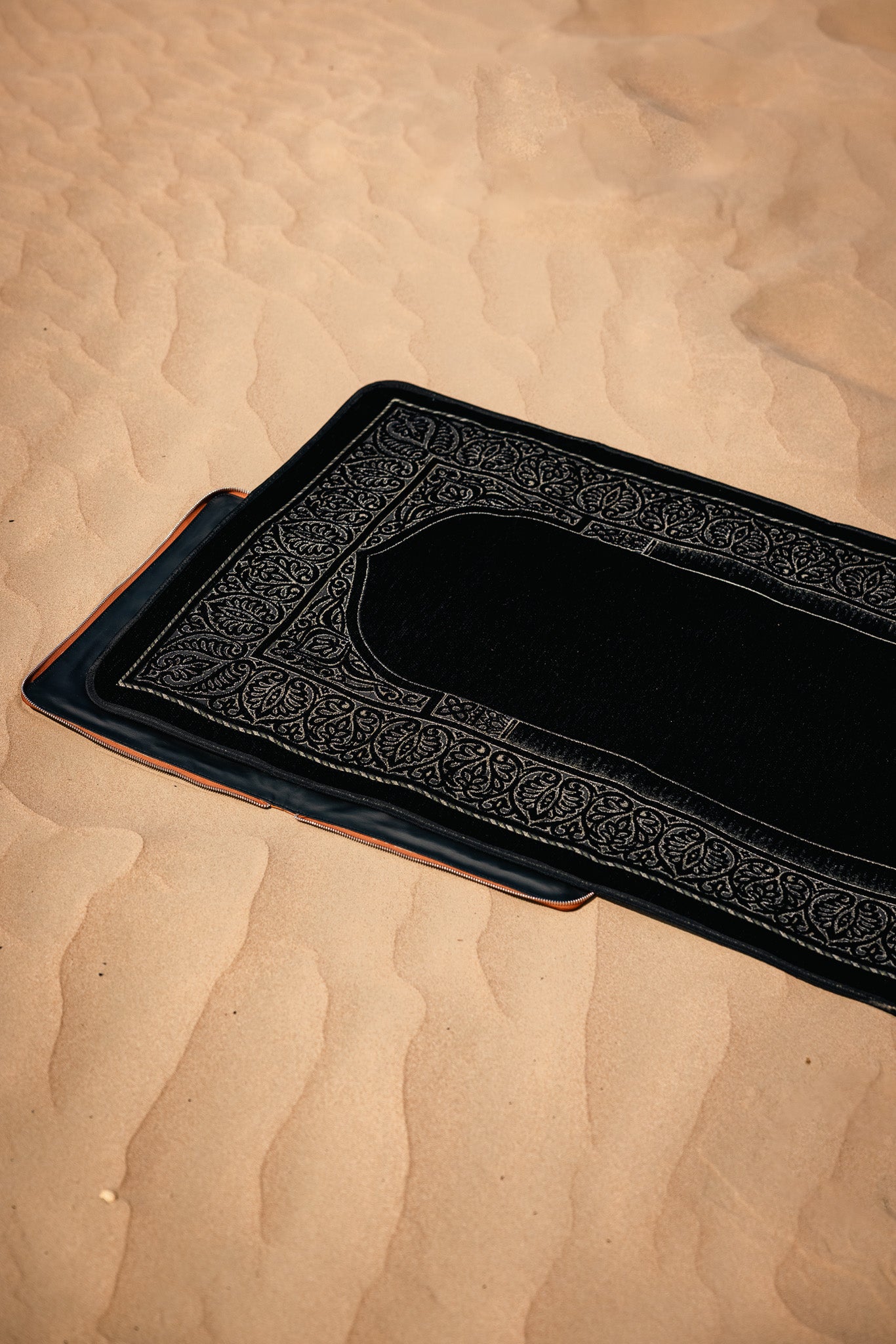 HANDCRAFTED LEATHER PRAYER RUG