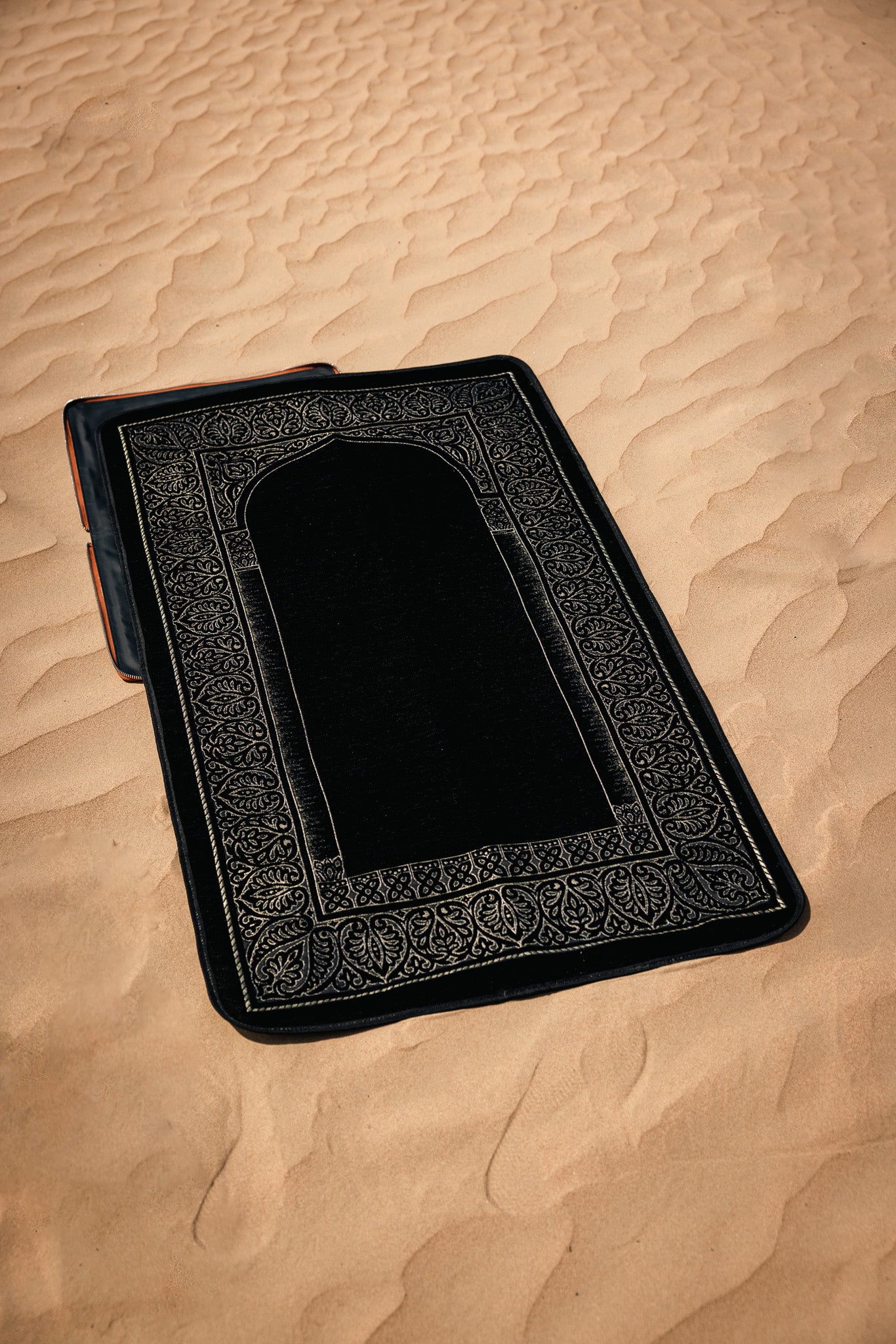 HANDCRAFTED LEATHER PRAYER RUG