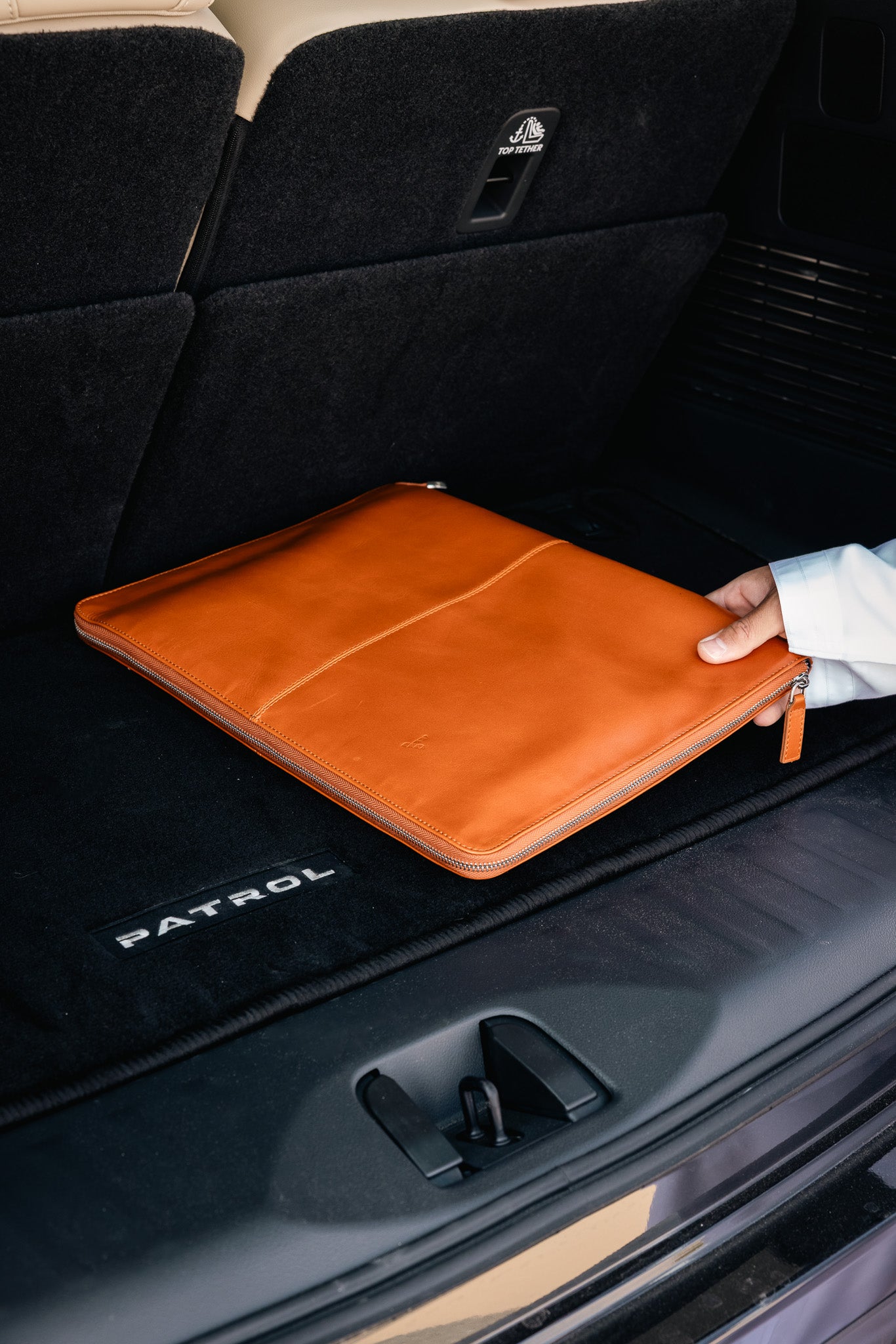 HANDCRAFTED LEATHER PRAYER RUG