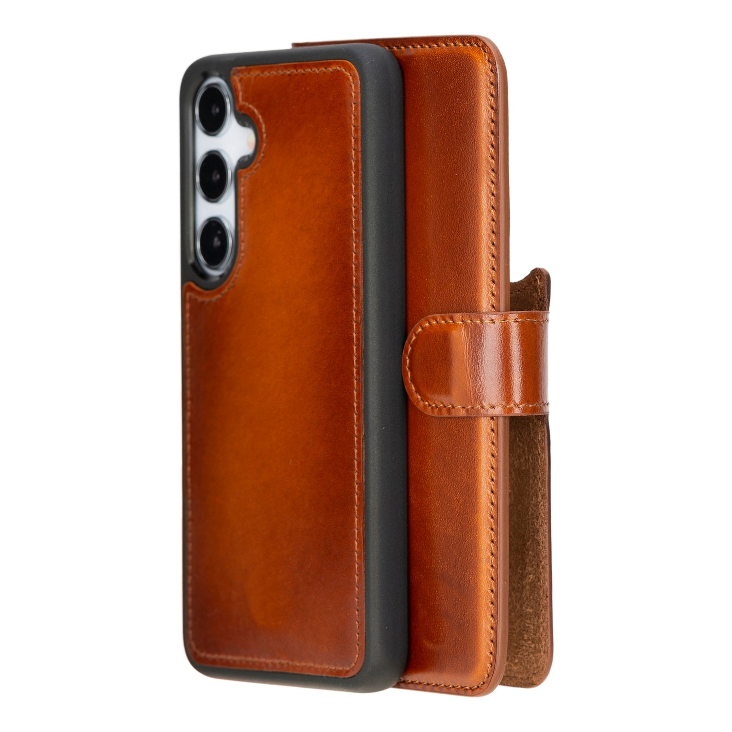 Magic Samsung Galaxy S24 Series Detachable Leather Wallet Case