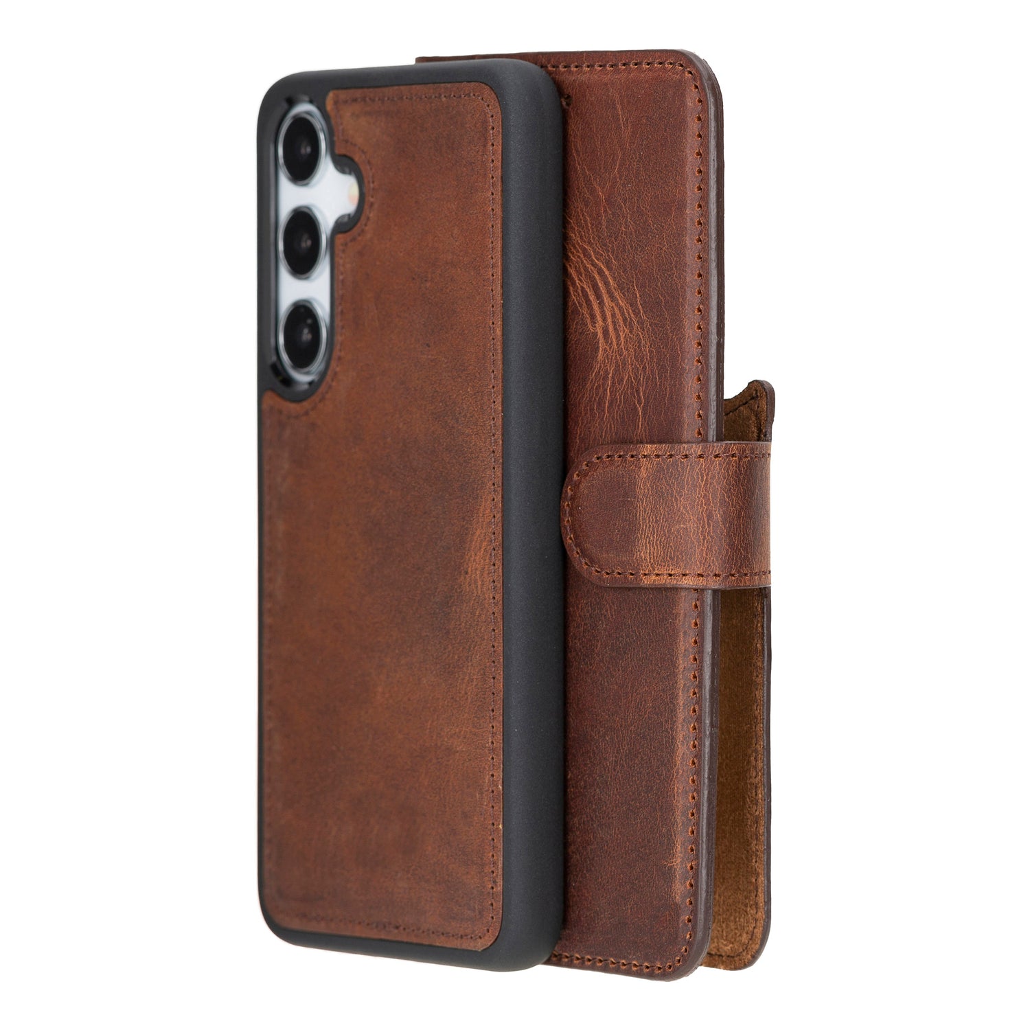 Magic Samsung Galaxy S24 Series Detachable Leather Wallet Case