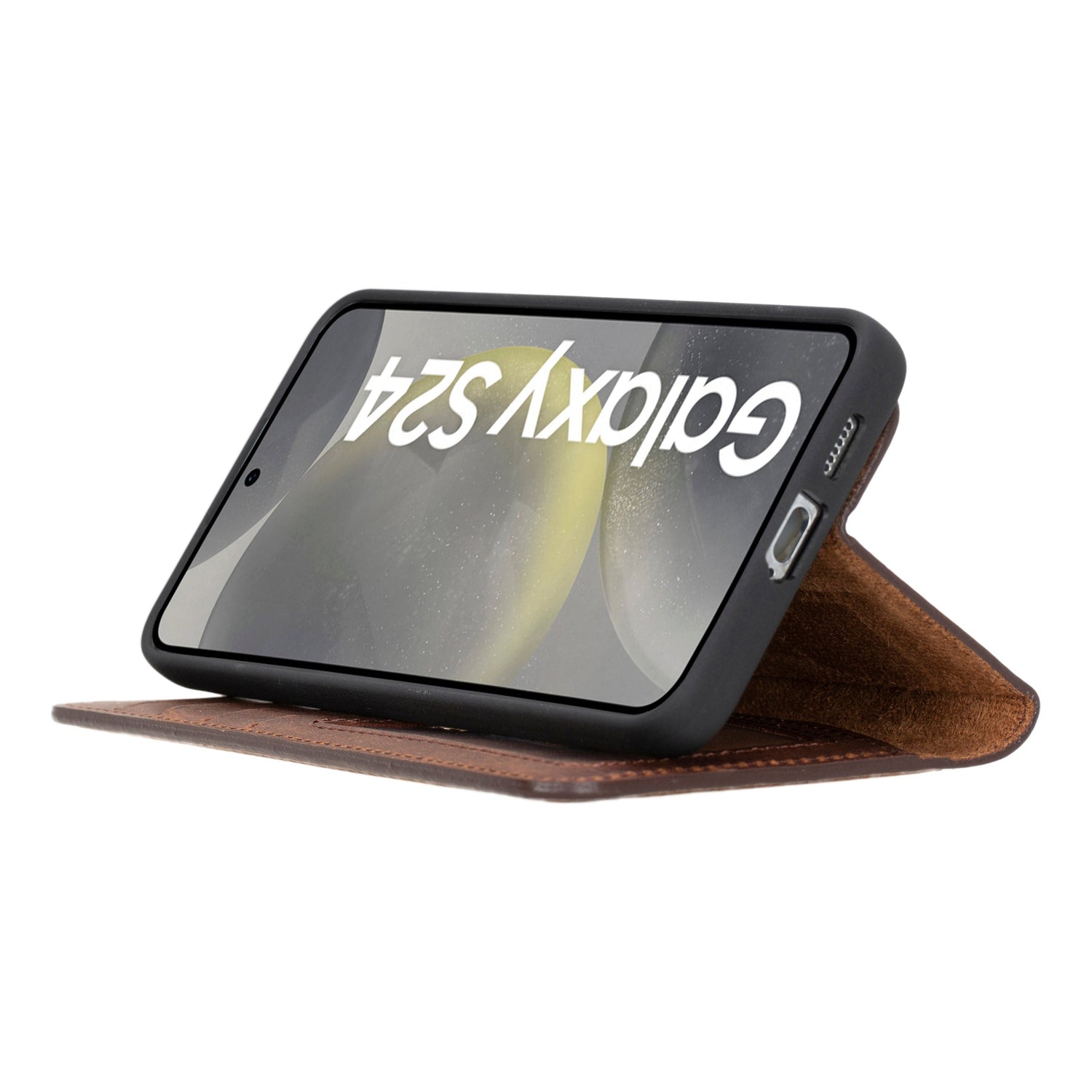 Magic Samsung Galaxy S24 Series Detachable Leather Wallet Case