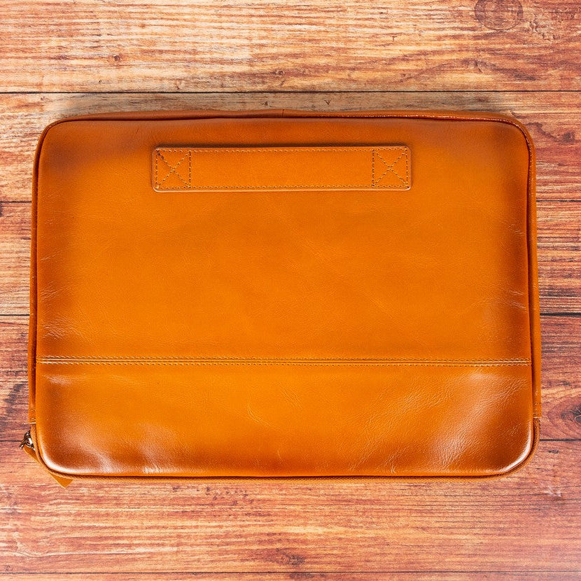 AWE Genuine Leather Sleeves Brown