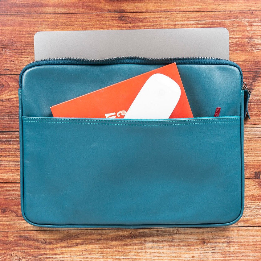 AWE Genuine Leather Sleeves Brown