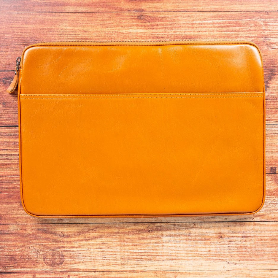 AWE Genuine Leather Sleeves Brown