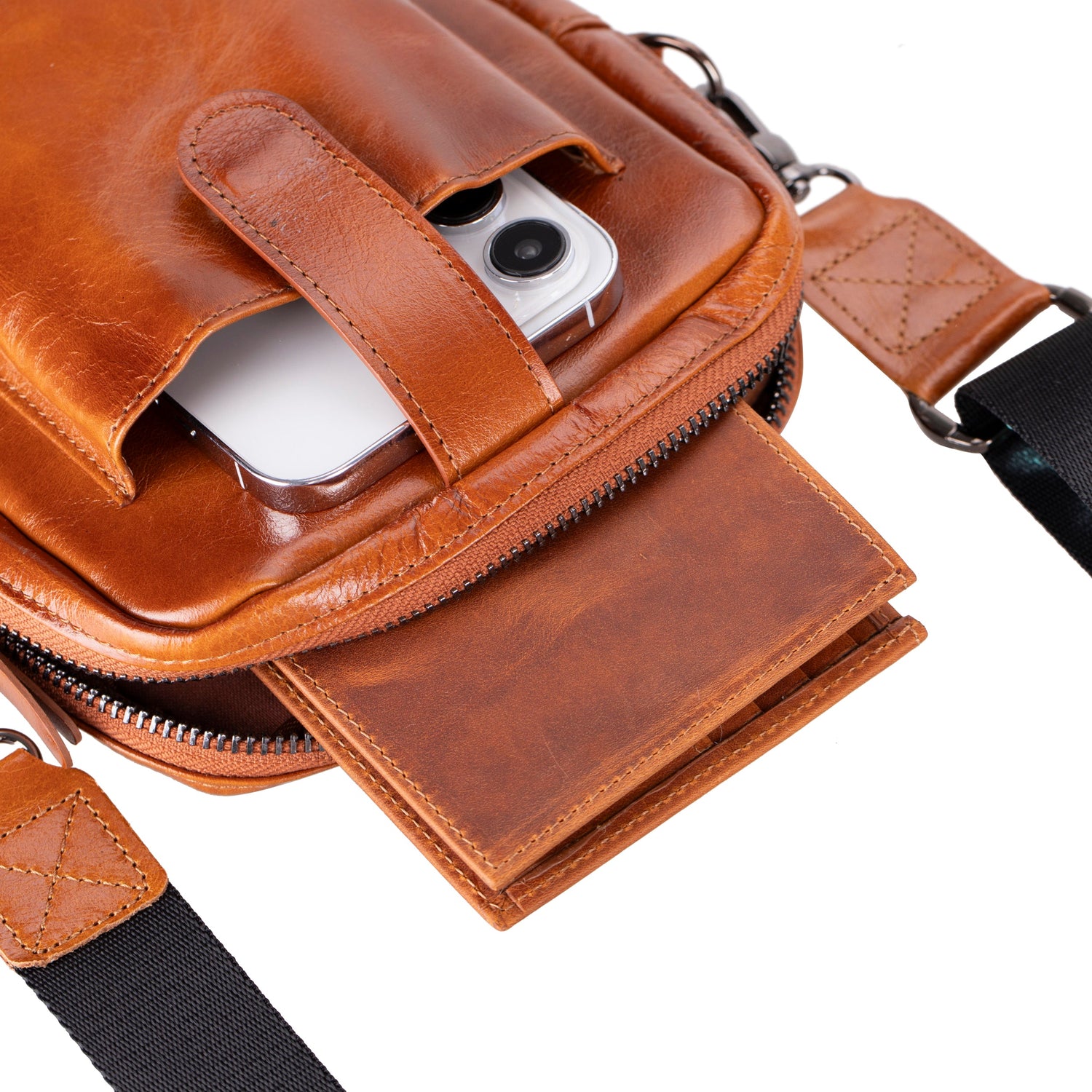 Pisa Leather Crossbody Bag