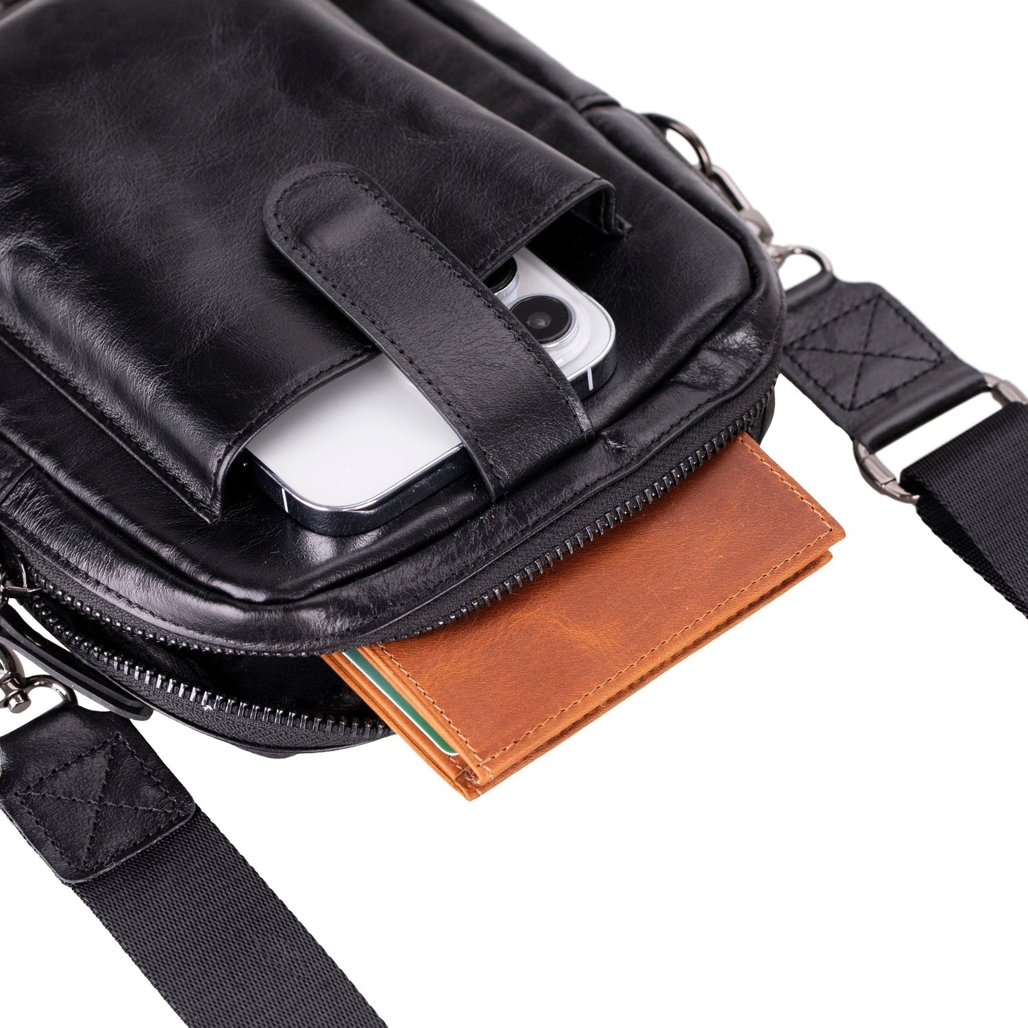 Pisa Leather Crossbody Bag
