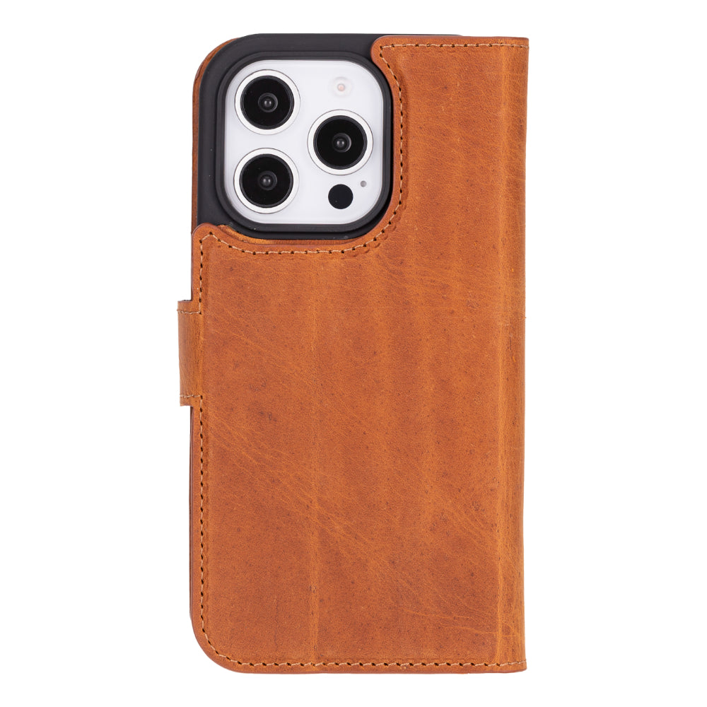 Magic iPhone 16 Pro Detachable Leather Wallet Case