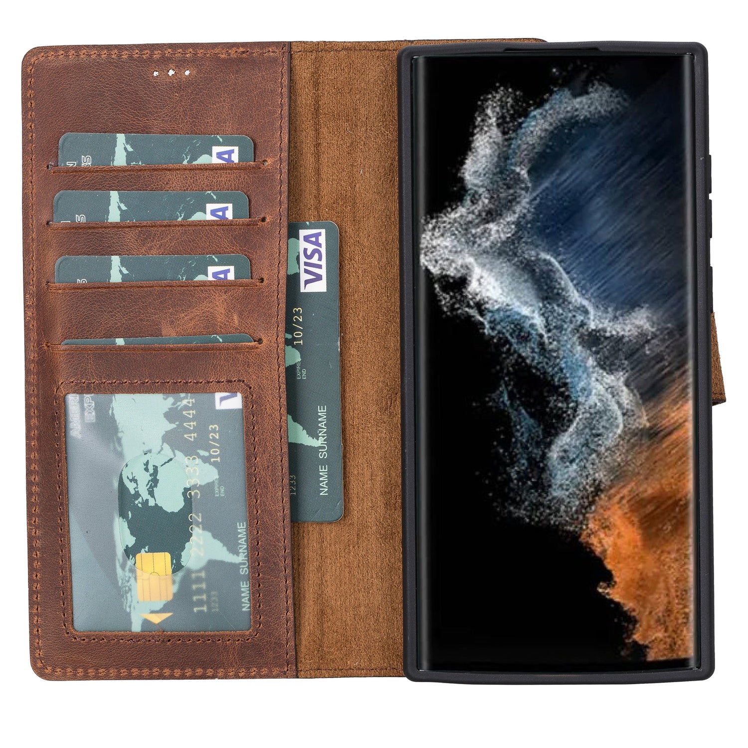 Magic Samsung Galaxy S23 Series Detachable Leather Wallet Case
