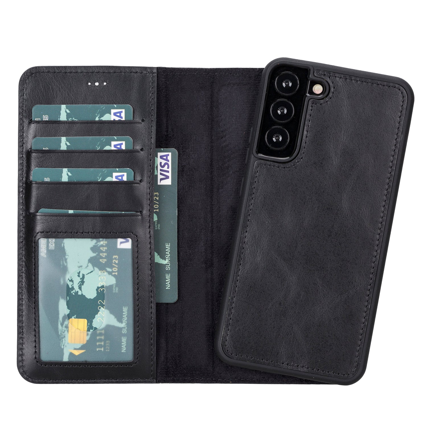 Magic Samsung Galaxy S23 Series Detachable Leather Wallet Case