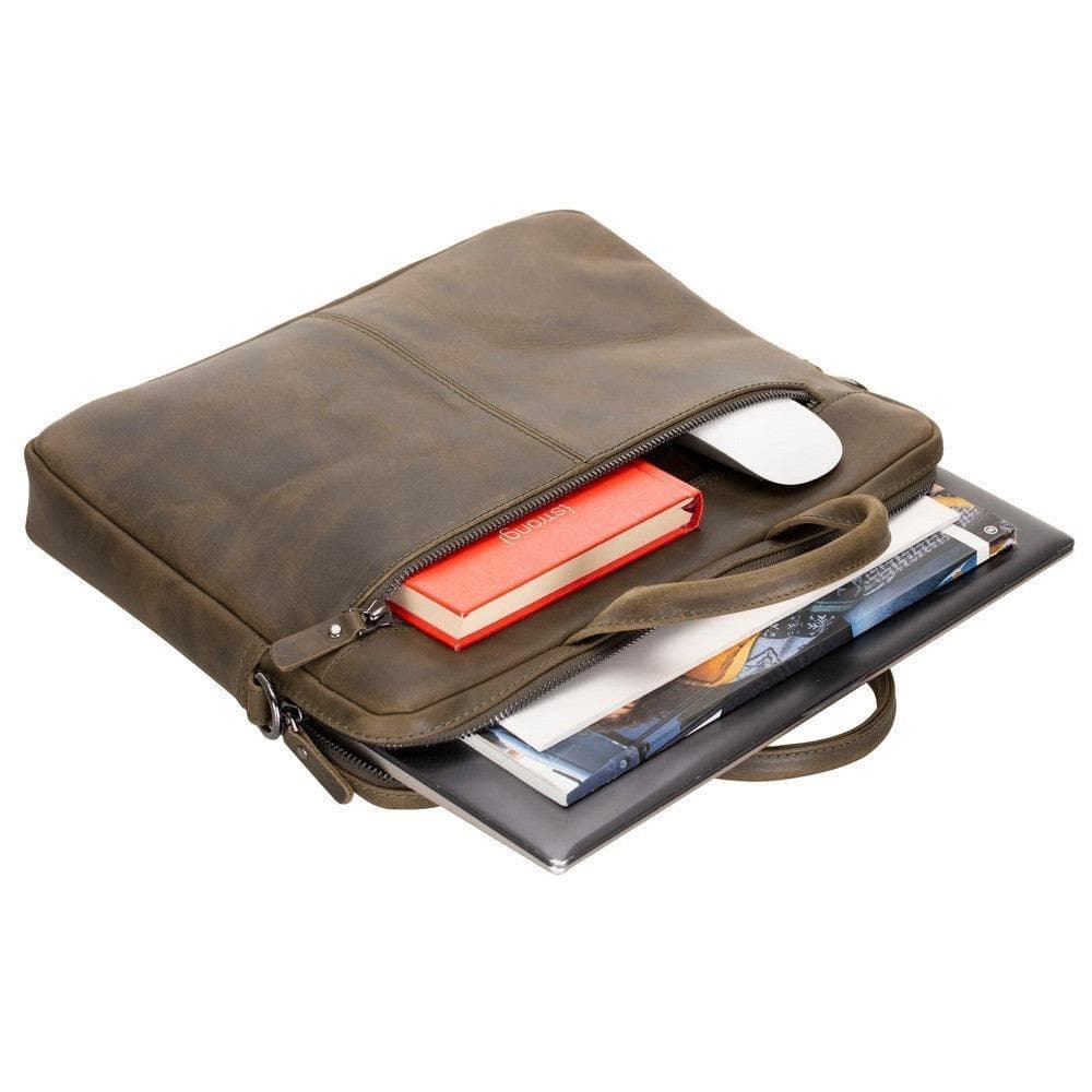 Apollo Geniun Leather Laptop Bag For 13