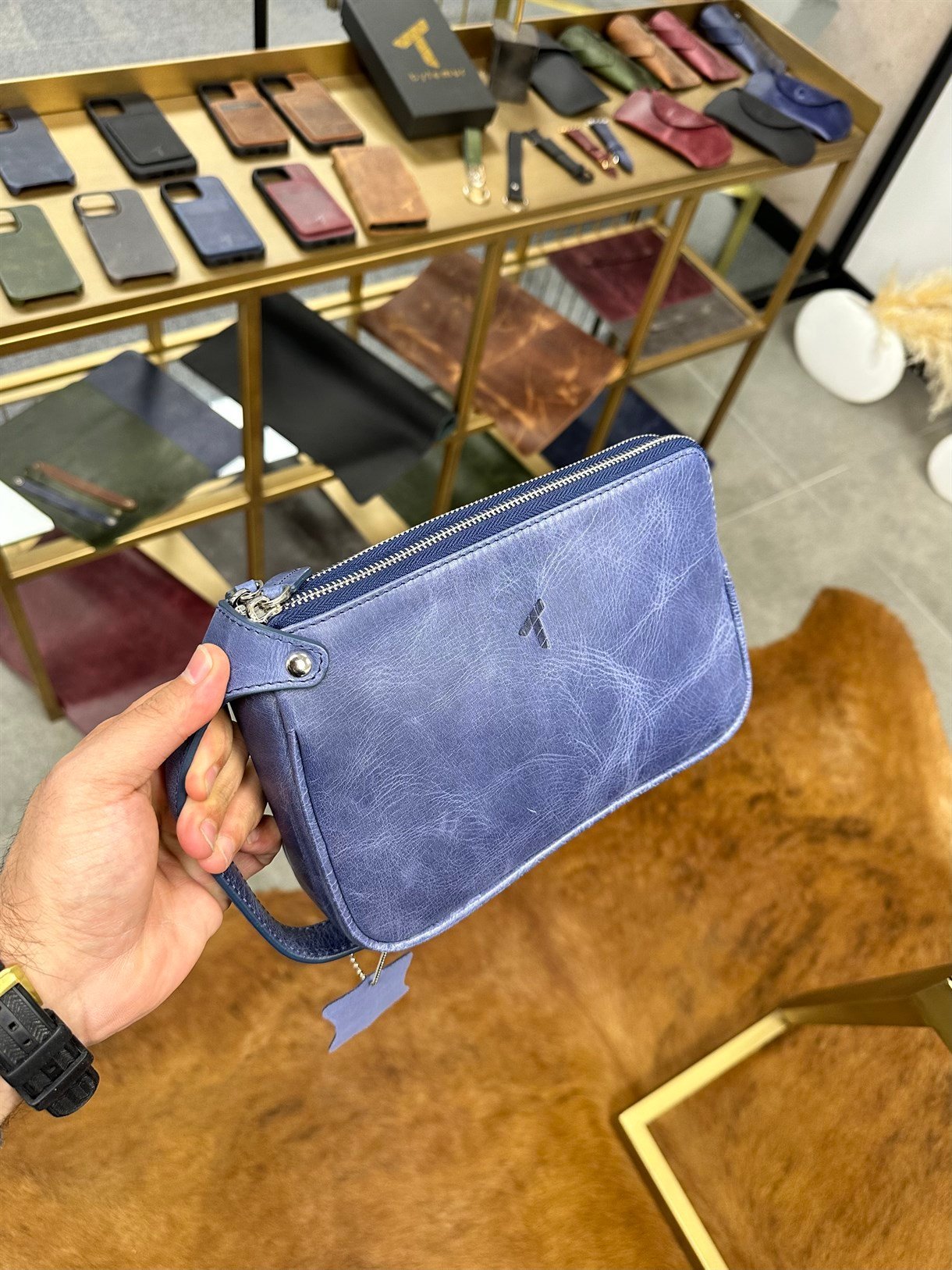 DUBLE ZIPPER HANDBAG