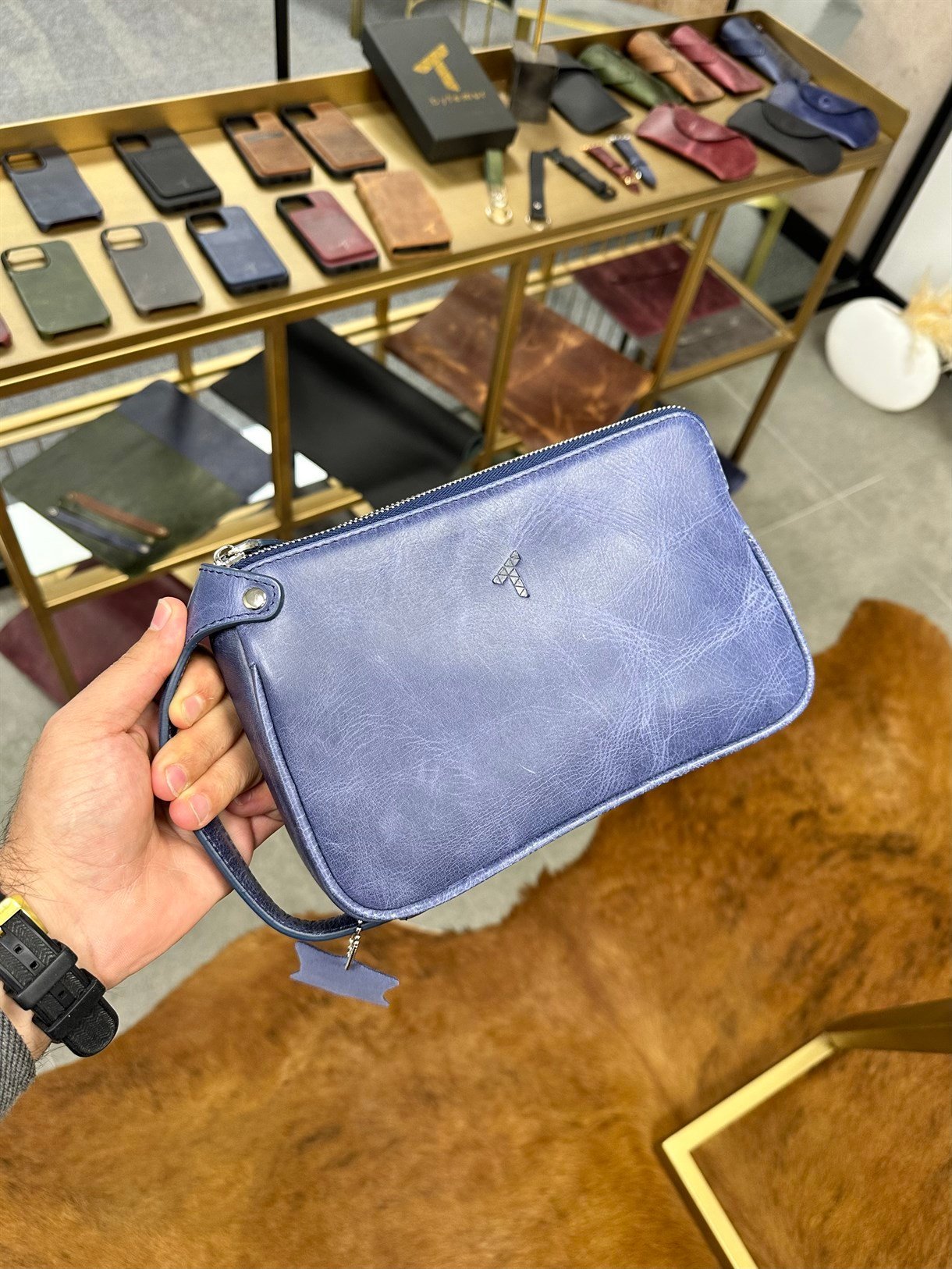 DUBLE ZIPPER HANDBAG