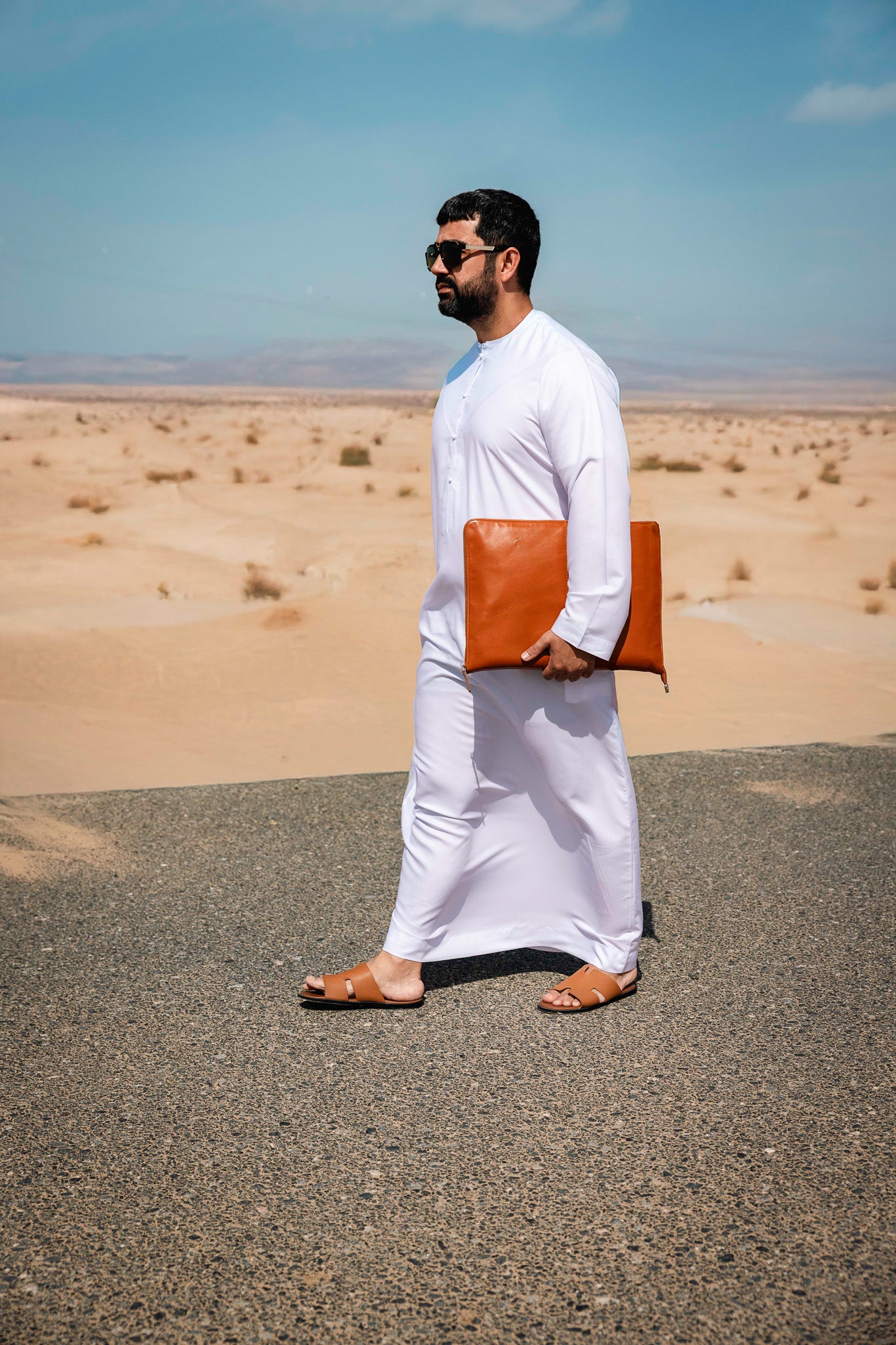 HANDCRAFTED LEATHER PRAYER RUG