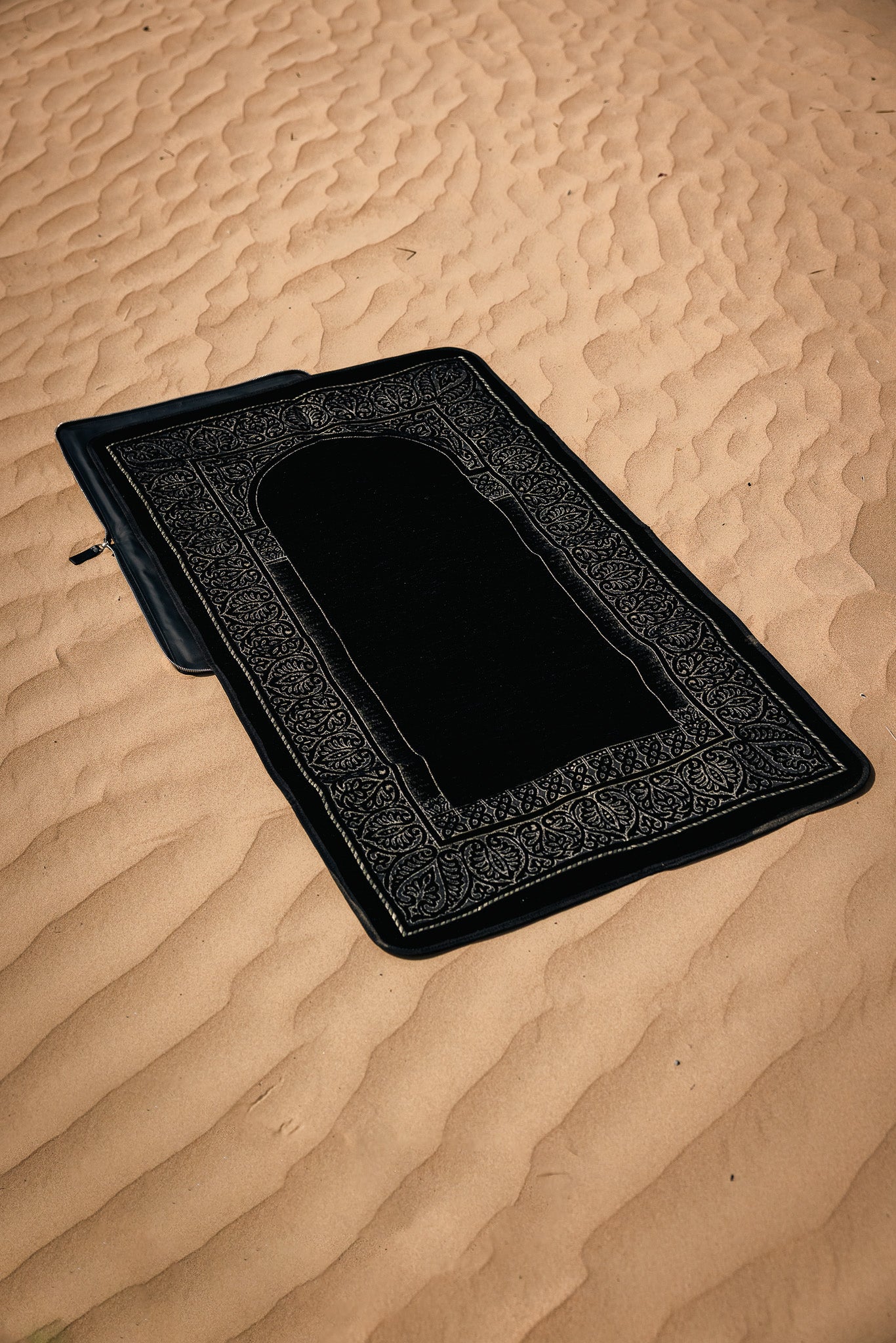 HANDCRAFTED LEATHER PRAYER RUG