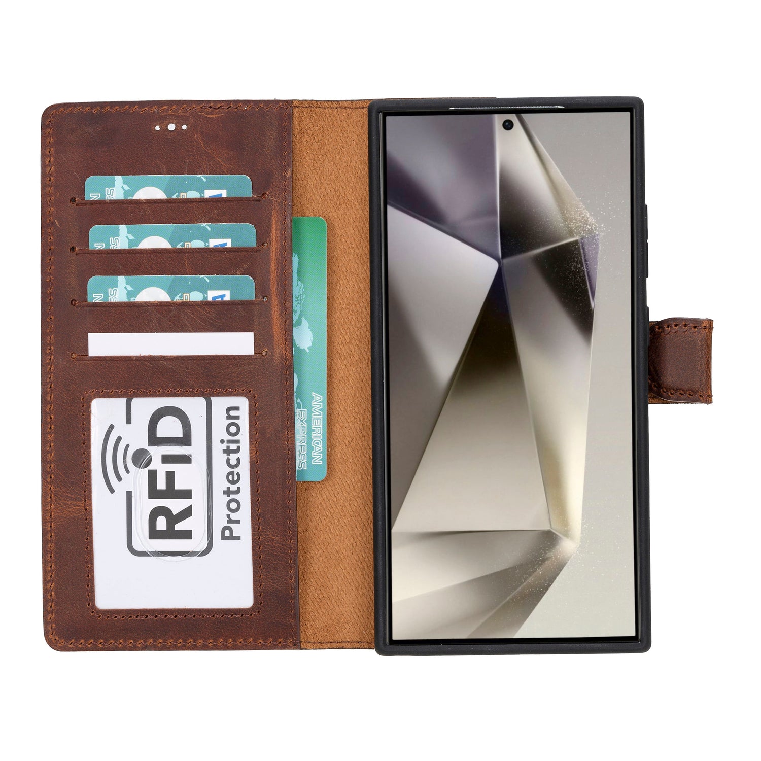Magic Samsung Galaxy S24 Series Detachable Leather Wallet Case