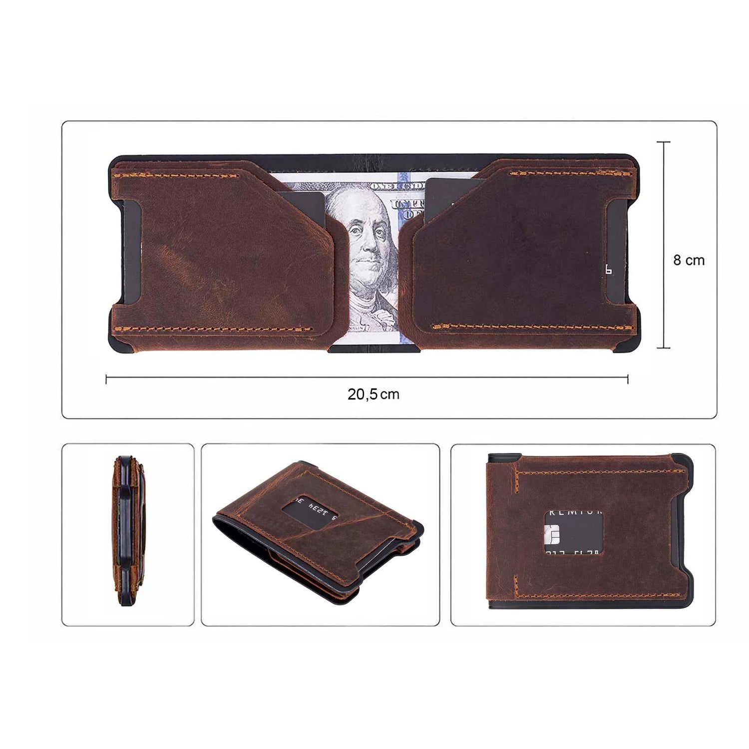 Valdes Leather Men's Wallet