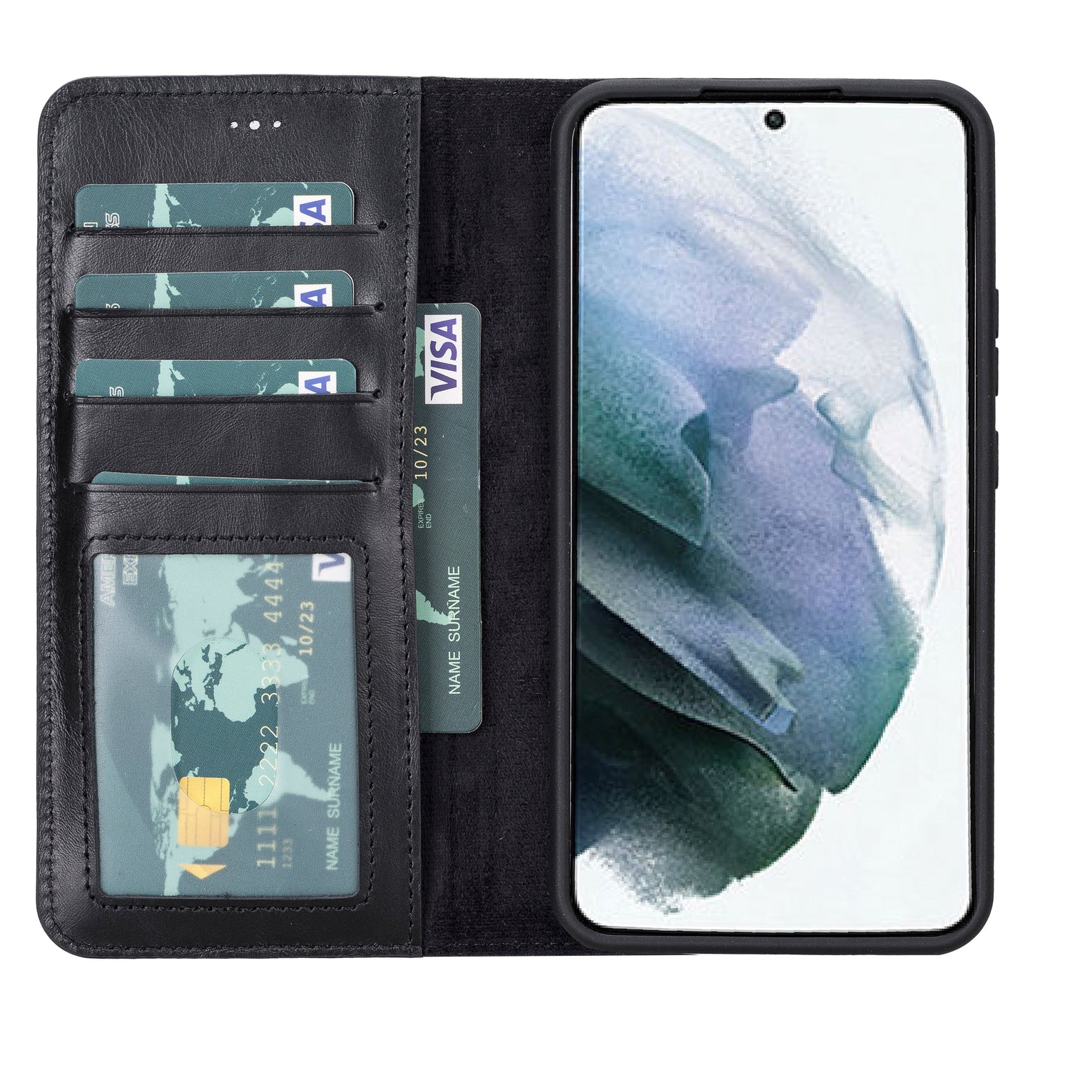 Magic Samsung Galaxy S23 Series Detachable Leather Wallet Case