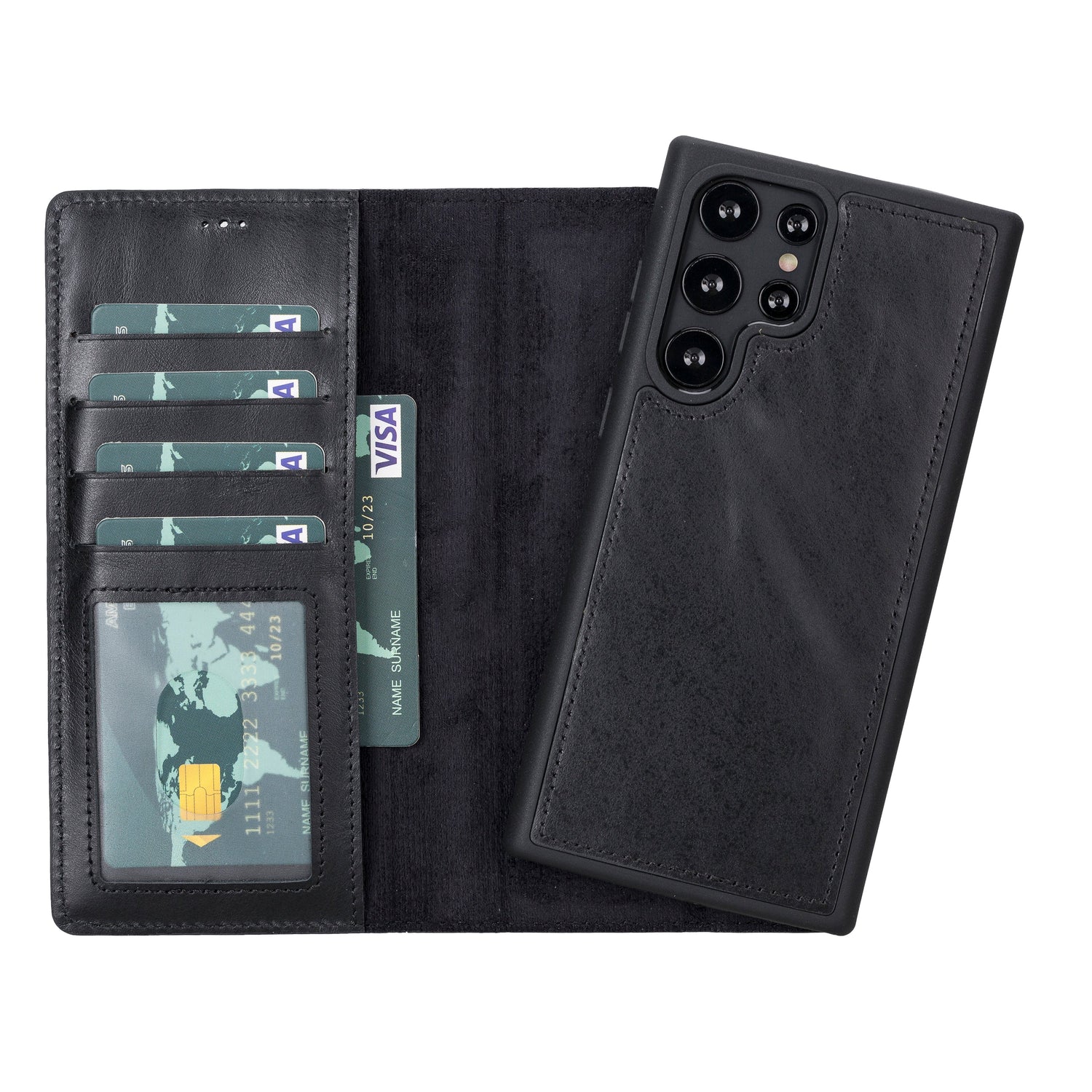 Magic Samsung Galaxy S23 Series Detachable Leather Wallet Case