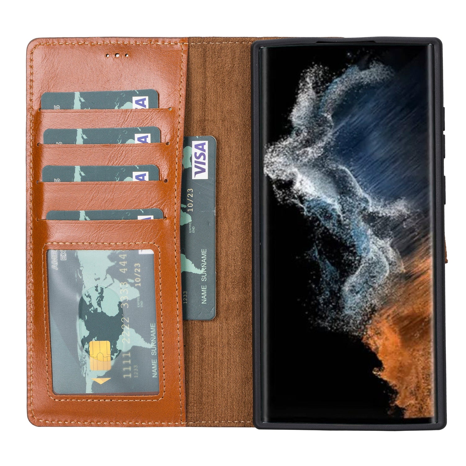 Magic Samsung Galaxy S23 Series Detachable Leather Wallet Case