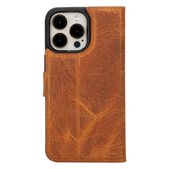 iPhone 15 Series Leather Wallet Case